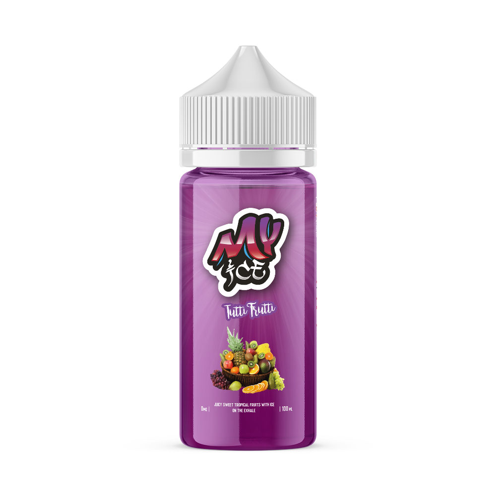 My E-Liquids Ice: Tutti Frutti 0mg 100ml Short Fill E-Liquid