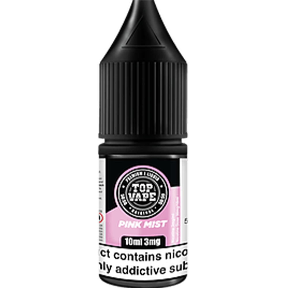 Top Vape 50:50: Pink Mist E-Liquid 10ml-3mg