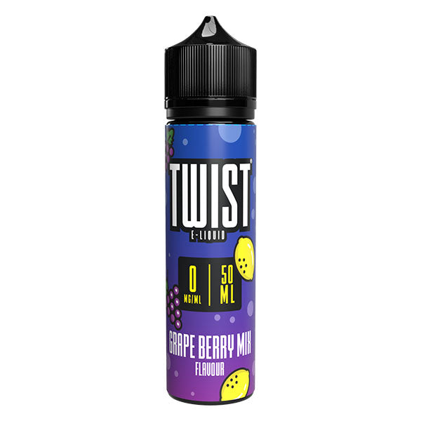 Twist E-Liquid Grape Berry Mix 0mg 50ml Shortfill E-Liquid