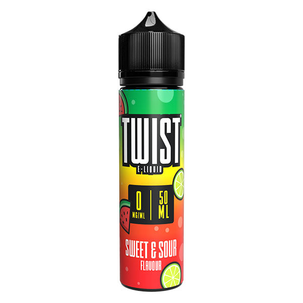 Twist E-Liquid Sweet & Sour 0mg 50ml Shortfill E-Liquid