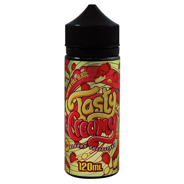 Tasty Fruity Tasty Creamy: Bloody Cheesecake 0mg Shortfill - 100ml