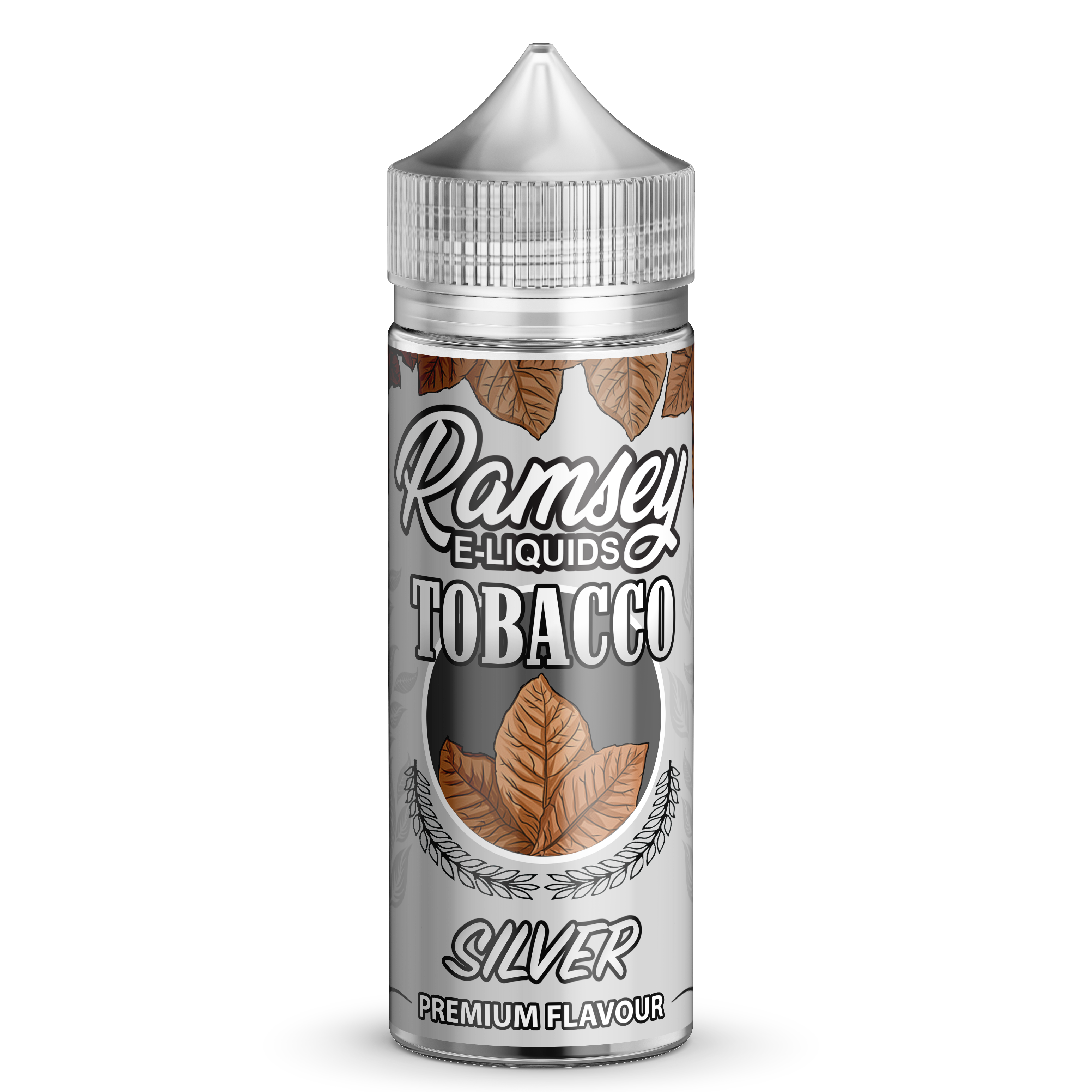 Ramsey E-Liquids Tobacco Silver 0mg 100ml Short Fill E-Liquid