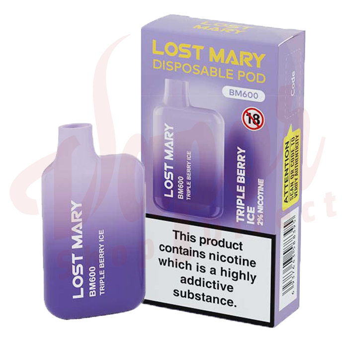 Lost Mary BM600 Triple Berry Ice Disposable Vape
