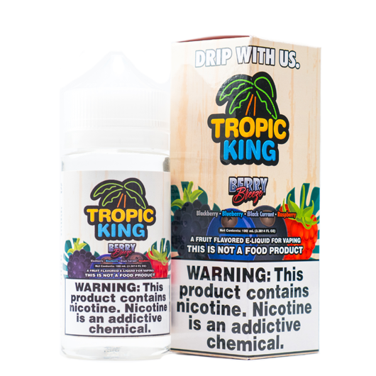 Berry Breeze E-Liquid by Tropic King 100ml Shortfill
