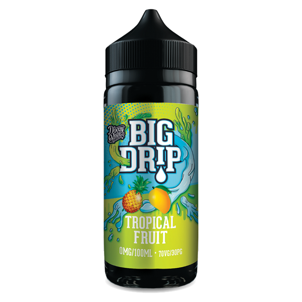 Doozy Vape Big Drip Tropical Fruit E-liquid 100ml Shortfill