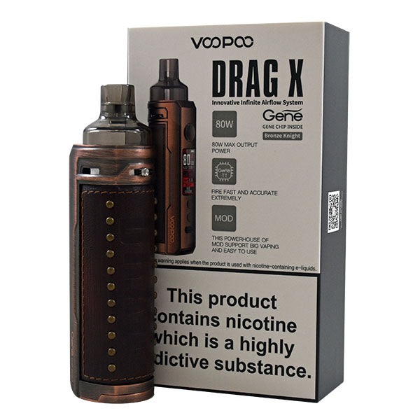 Voopoo Drag X Vape kit Bronze Knight
