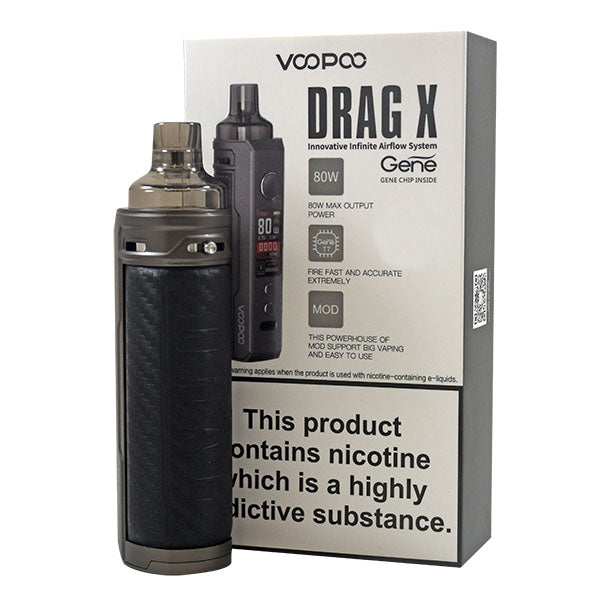 Voopoo Drag X Vape Kit Carbon Fiber
