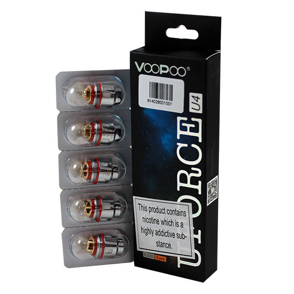Voopoo UForce Replacement Coils 5 Pack-U6 0.15Ω Sext Coils