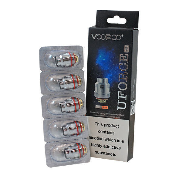 Voopoo UForce Replacement Coils 5 Pack-U8 0.15Ω Octo Coils