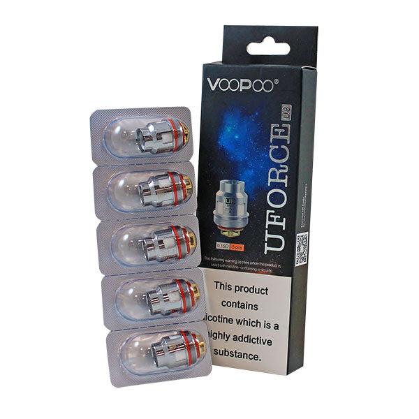 Voopoo UForce Replacement Coils 5 Pack-D4 0.4Ω Quad Coil