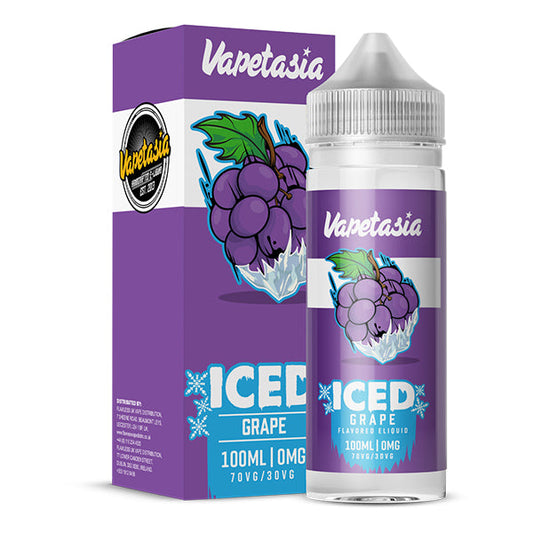 Vapetasia ICED Grape 0mg 100ml Shortfill E-Liquid
