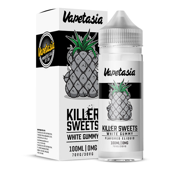 Vapetasia Killer Sweets White Gummy 0mg 100ml Short Fill E-Liquid