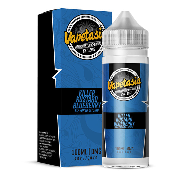 Vapetasia Killer Kustard Blueberry 0mg 100ml Shortfill E-Liquid