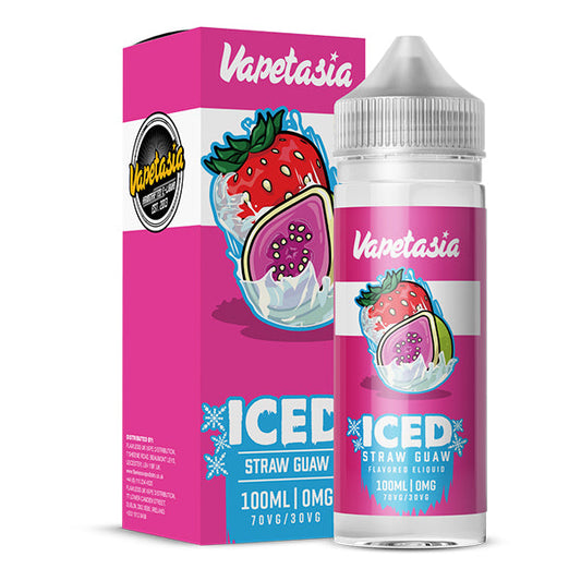 Vapetasia ICED Straw Guaw 0mg 100ml Shortfill E-Liquid