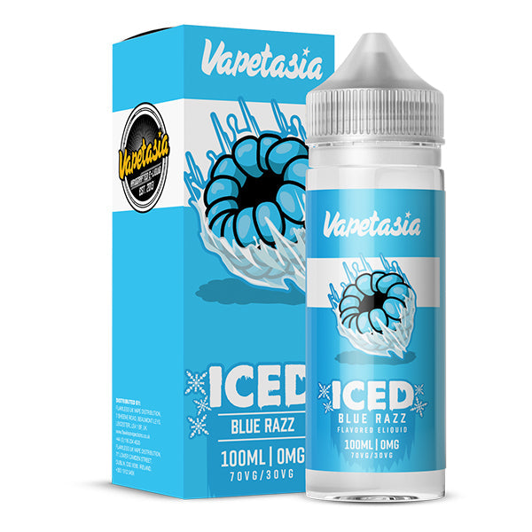 Vapetasia ICED Blue Razz 0mg 100ml Shortfill E-Liquid