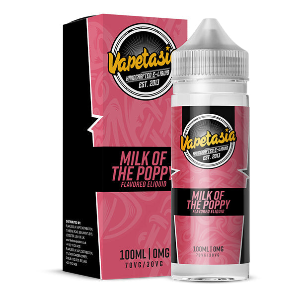 Vapetasia Milk of the Poppy 0mg 100ml Shortfill E-Liquid