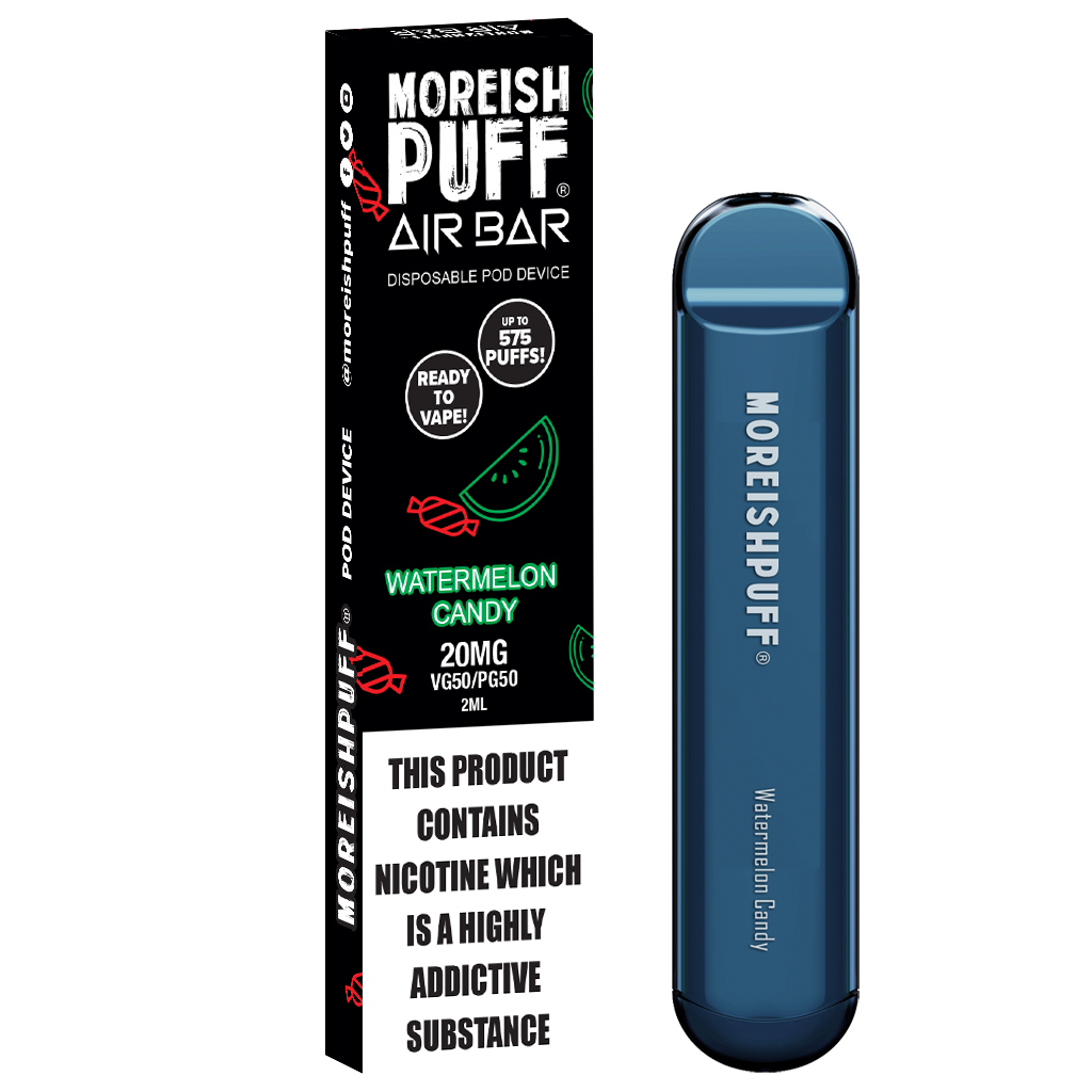 Moreish Puff Air Bar Disposable Devices-Watermelon Candy
