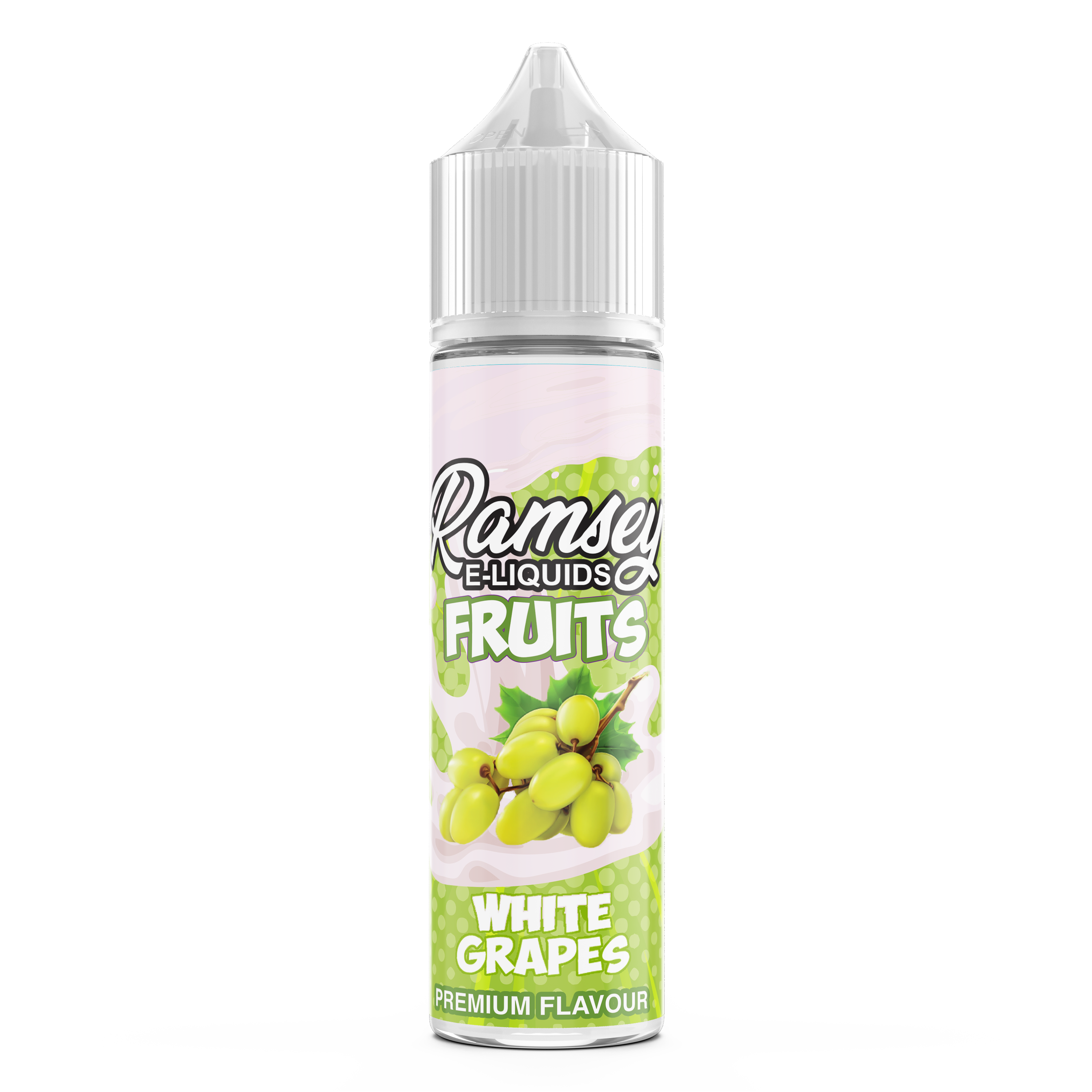 Ramsey E-Liquids Fruits: White Grapes ﻿ 0mg 50ml Shortfill E-Liquid