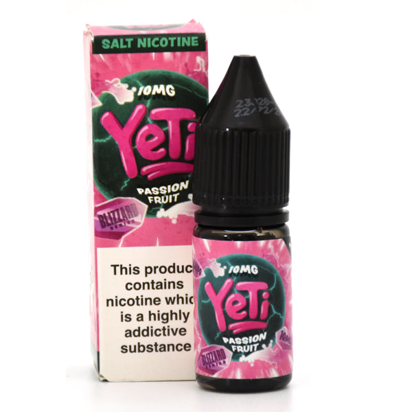 Yeti Blizzard Passion Fruit 10ml Nic Salt-10mg