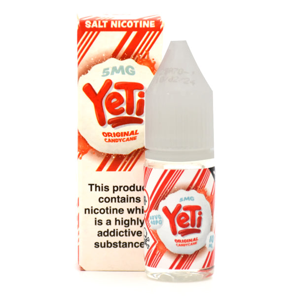 Original Candy Cane Nic Salt by Yeti - Nic Salts UK
