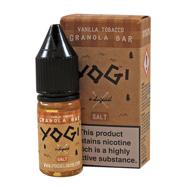 Yogi Granola Bar: Vanilla Tobacco 10ml Nic Salt-10mg