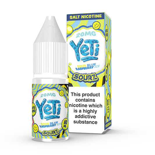 Blue Raspberry Ice Nic Salt by Yeti - Nic Salts UK