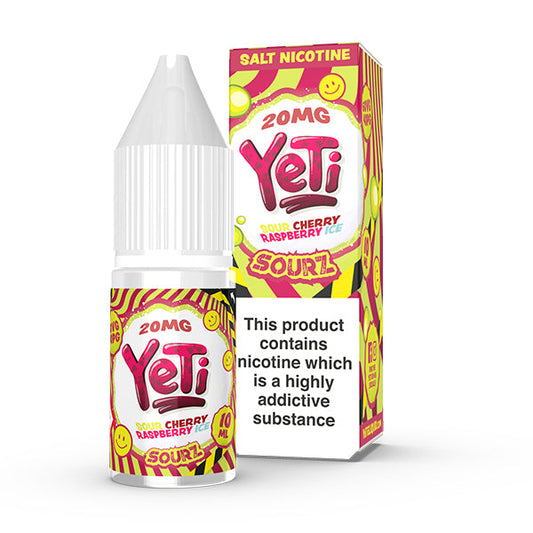 Cherry Raspberry Ice Nic Salt by Yeti - Nic Salts UK