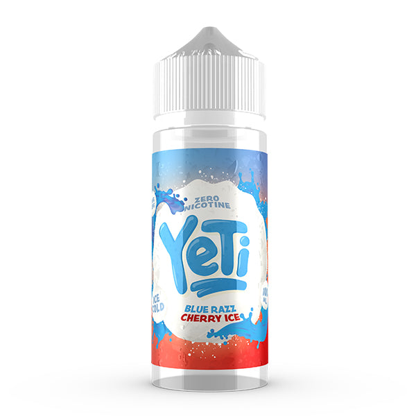 Yeti Ice Cold Blue Razz Cherry Ice 0mg 100ml Shortfill E-Liquid