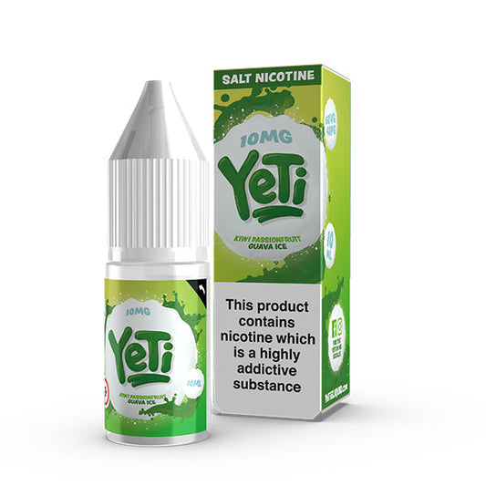 Yeti Kiwi Passion Fruit Guava Ice 10ml Nic Salt