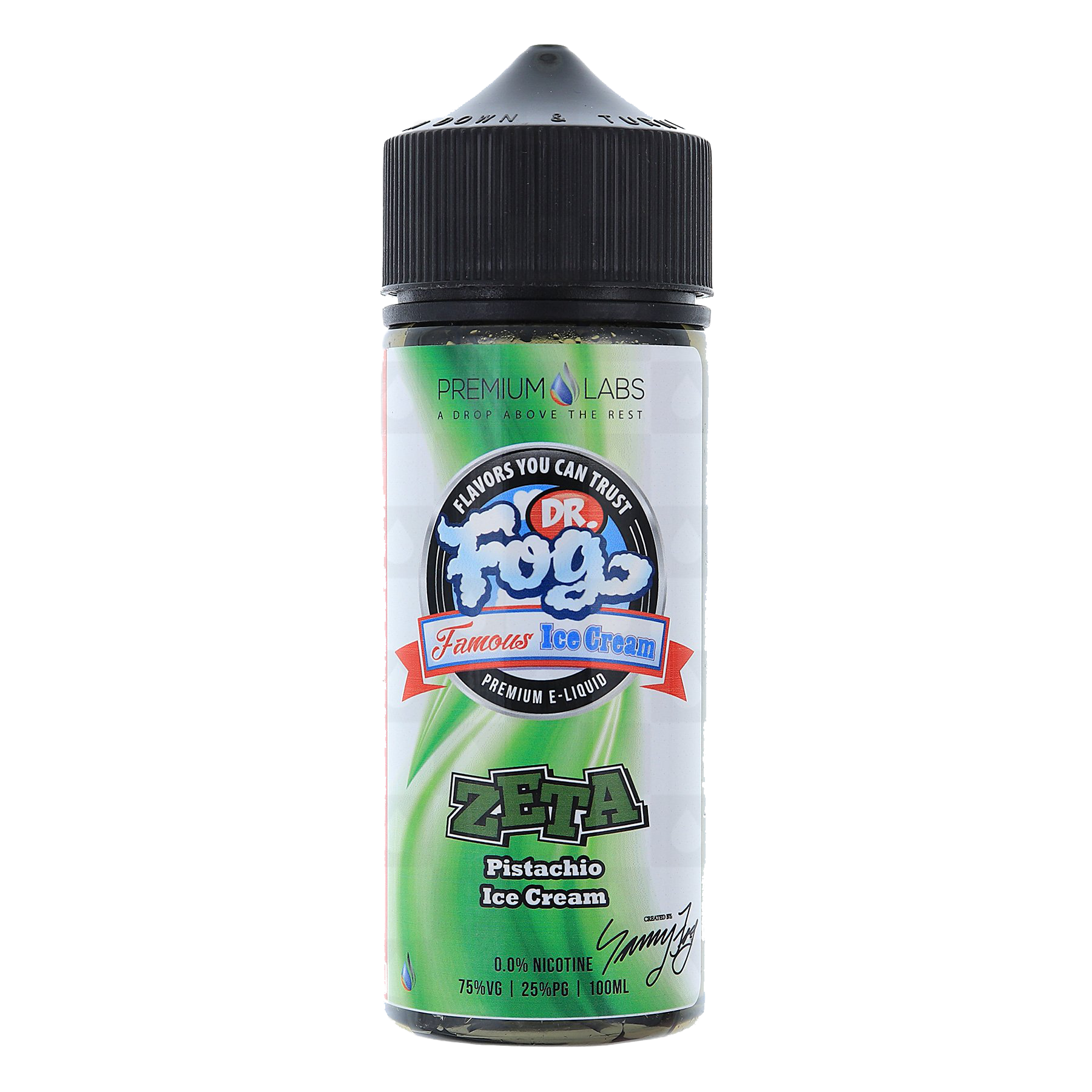 Zeta Ice Cream E-liquid by Dr. Fog 100ml Shortfill