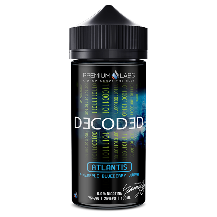 Decoded - Atlantis E-liquid by Premium Labs 100ml Short Fill