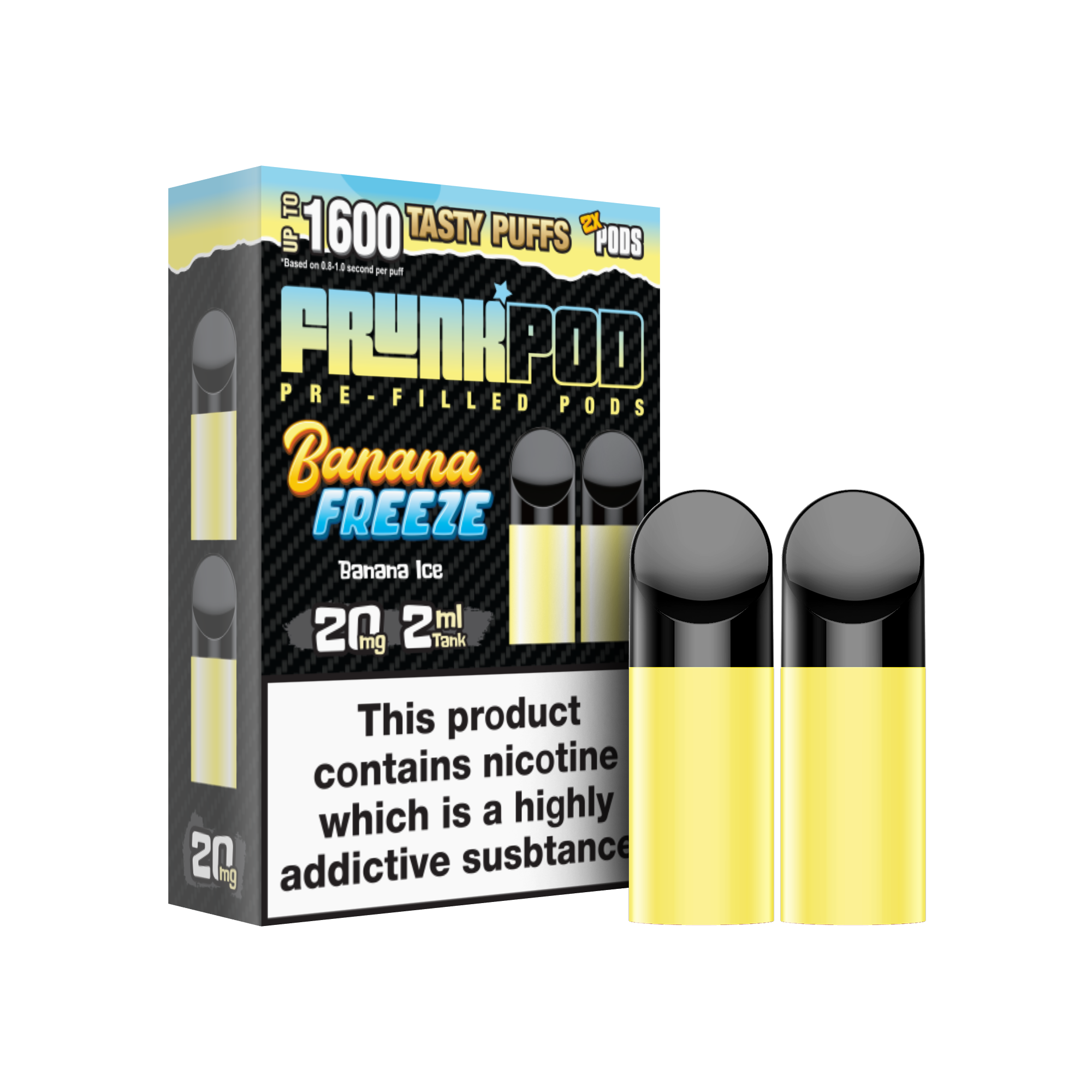 Frunk Bar Prefilled Pods 2 Pack - Banana Freeze