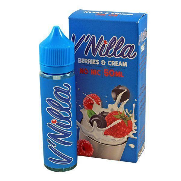 Berries & Cream By V'Nilla 0mg Shortfill - 50ml