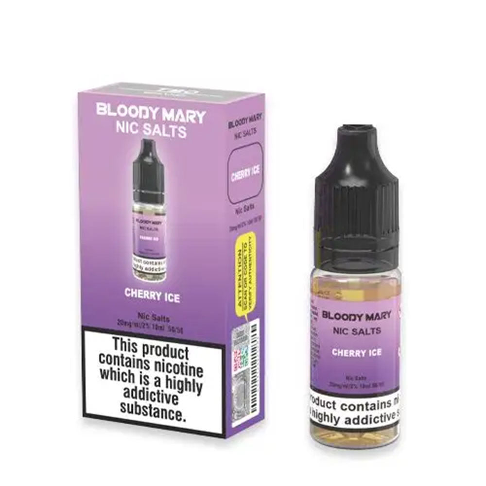 Cherry Ice Nic Salt by Bloody Mary - Nic Salts UK