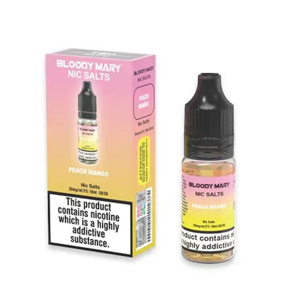 Peach Mango Nic Salt by Bloody Mary - Nic Salts UK