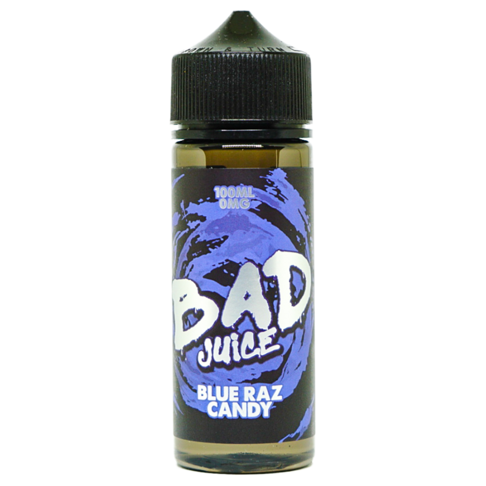 Bad Juice Blue Raz Candy 0mg 100ml Short Fill E-Liquid