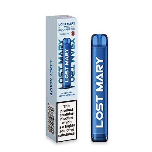 Lost Mary AM600 Disposable Vape Device-Blueberry Sour Raspberry