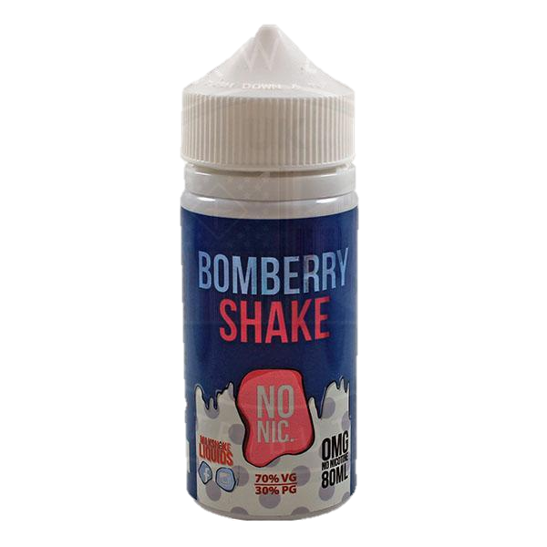 Milkshake E-liquids Bomberry Shake 0mg 80ml Short Fill E-Liquid