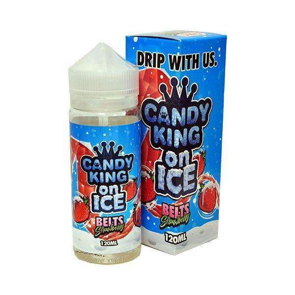 Candy King Belts Strawberry On Ice 100ml Shortfill - 0mg