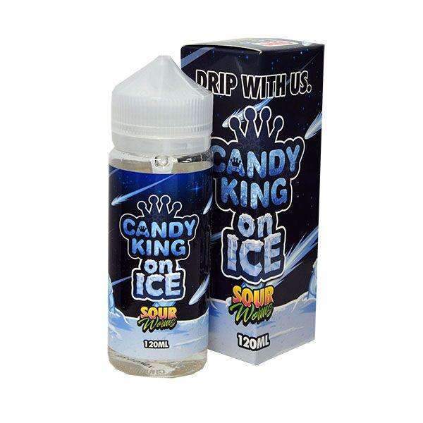 Candy King Sour Worms On Ice 100ml Shortfill - 0mg