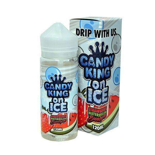 Candy King Strawberry Watermelon Bubblegum On Ice 100ml Short Fill - 0mg