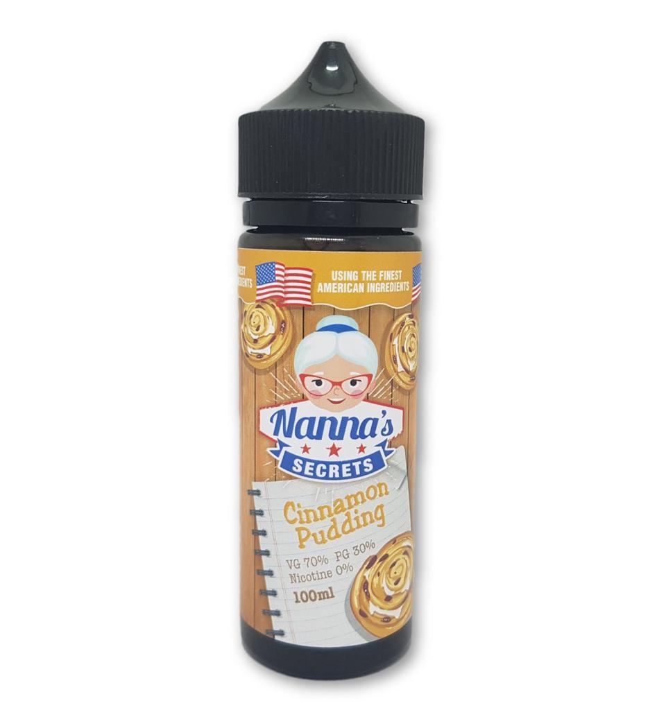 Cinnamon Pudding E-liquid by Nanna's Secret Shortfill