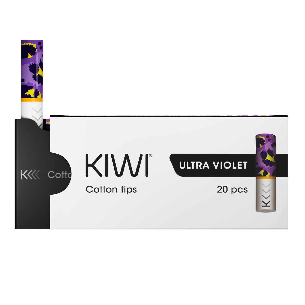 Kiwi Cotton Tips (20pcs)-Ultra Violet