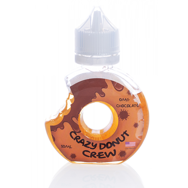 Crazy Donut Crew Chocolate 0mg 50ml Short Fill Out Of Date