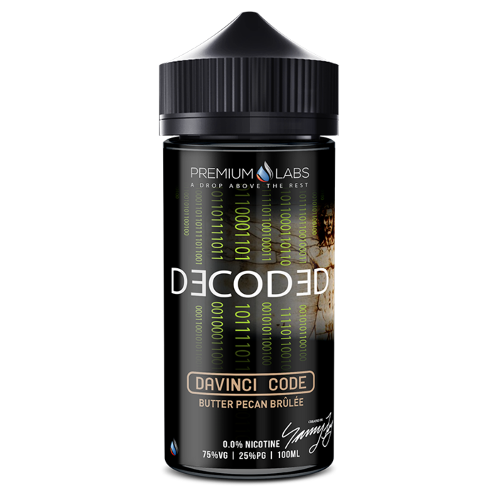 Decoded - Da Vinci Code E-liquid by Premium Labs 100ml Shortfill