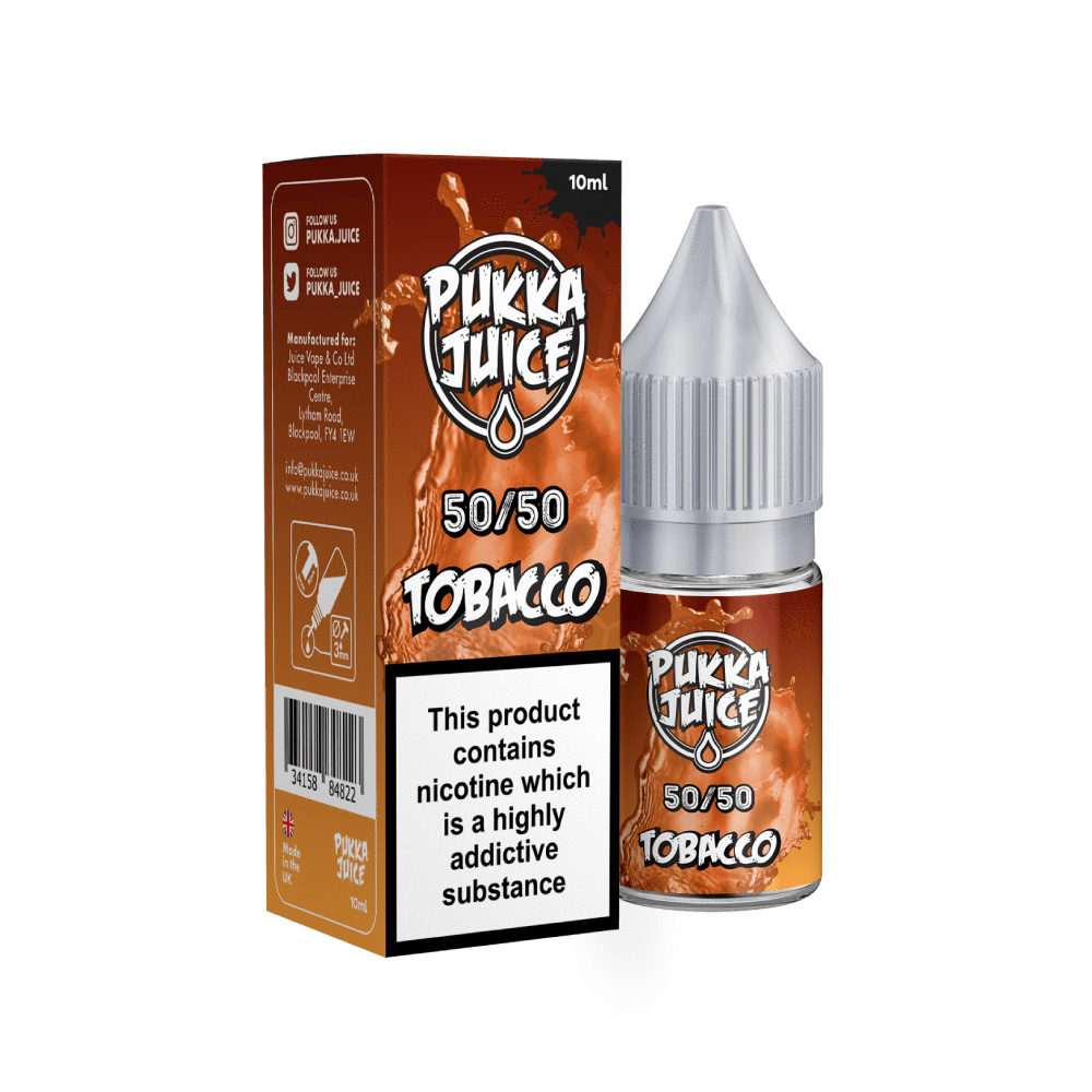 Tobacco E-Liquid by Pukka Juice 10ml-3mg
