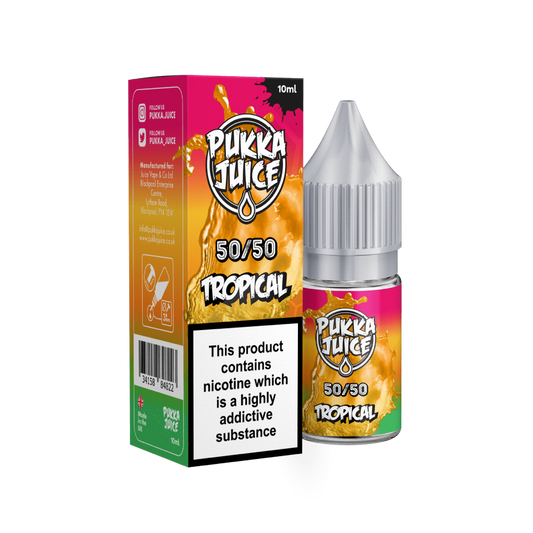 Tropical E-Liquid by Pukka Juice 10ml-3mg