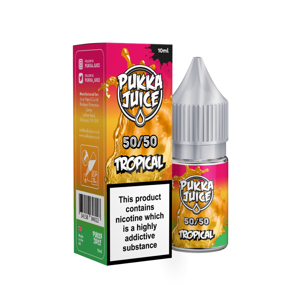 Tropical E-Liquid by Pukka Juice 10ml-3mg