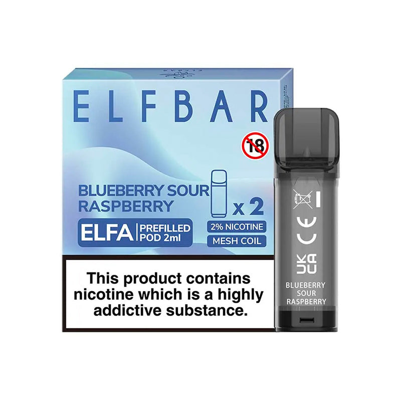 Elf Bar Elfa Prefilled Pods 2pcs - Blueberry Sour Raspberry