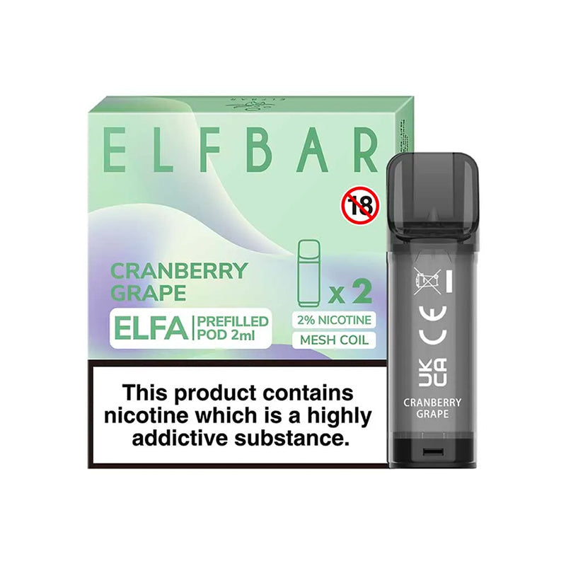 Elf Bar Elfa Prefilled Pods 2pcs - Cranberry Grape